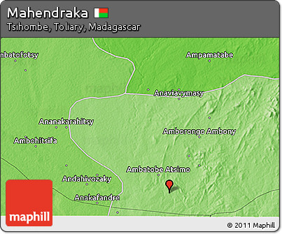 Political 3D Map of Mahendraka