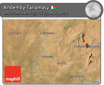 Satellite 3D Map of Andemby-Tanamasy