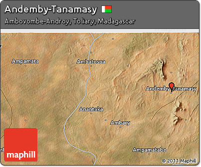 Satellite 3D Map of Andemby-Tanamasy