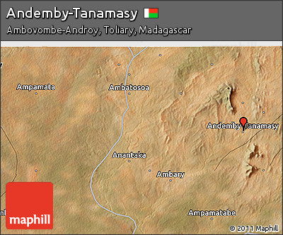 Satellite 3D Map of Andemby-Tanamasy