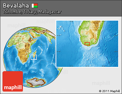 Physical Location Map of Bevalaha