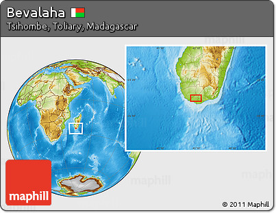 Physical Location Map of Bevalaha