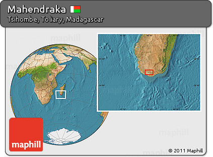 Satellite Location Map of Mahendraka