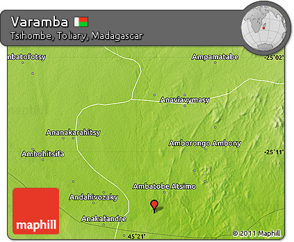 Physical Map of Varamba
