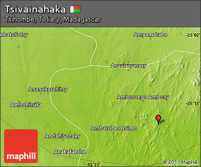 Physical Map of Tsivainahaka