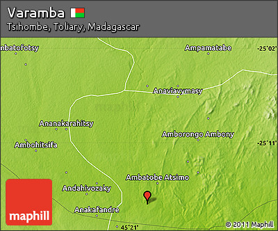 Physical Map of Varamba