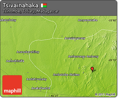 Physical Map of Tsivainahaka