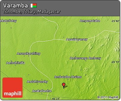 Physical Map of Varamba
