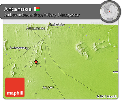 Physical 3D Map of Antanisoa