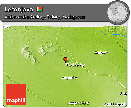 Physical 3D Map of Lefonjava