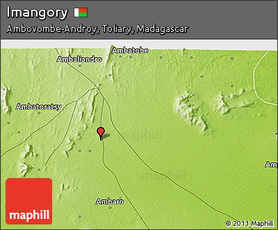Physical 3D Map of Imangory
