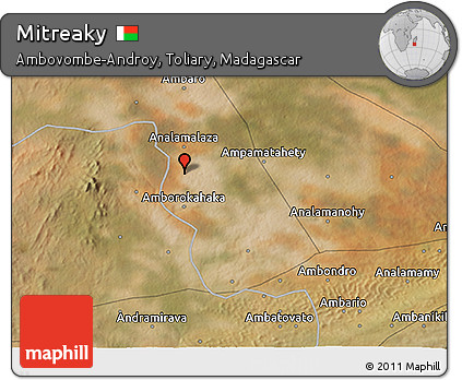 Satellite 3D Map of Mitreaky