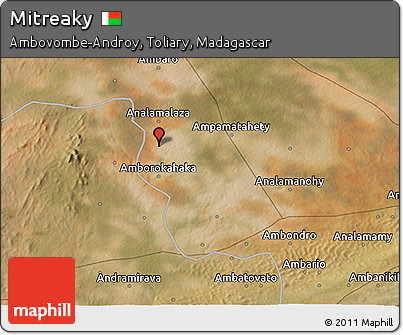 Satellite 3D Map of Mitreaky