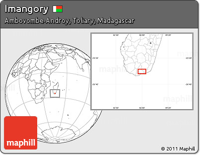 Blank Location Map of Imangory
