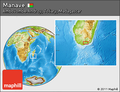 Physical Location Map of Manave