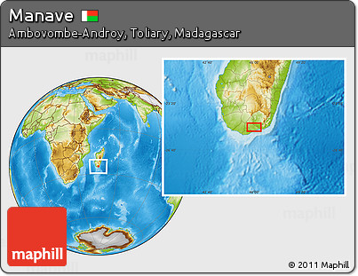 Physical Location Map of Manave