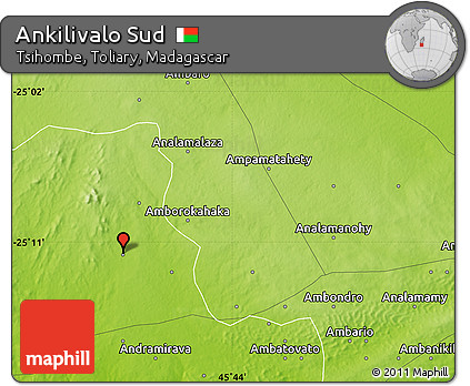 Physical Map of Ankilivalo Sud