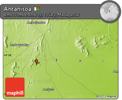 Physical Map of Antanisoa