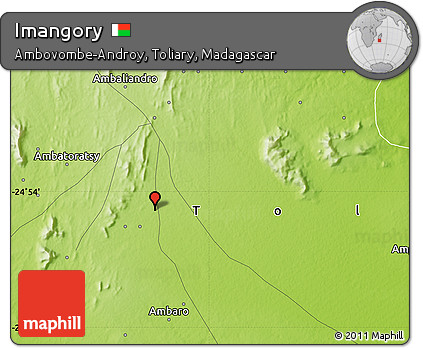 Physical Map of Imangory
