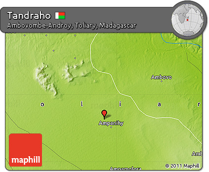 Physical Map of Tandraho
