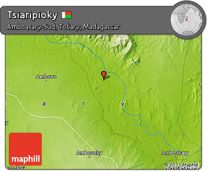 Physical Map of Tsiaripioky