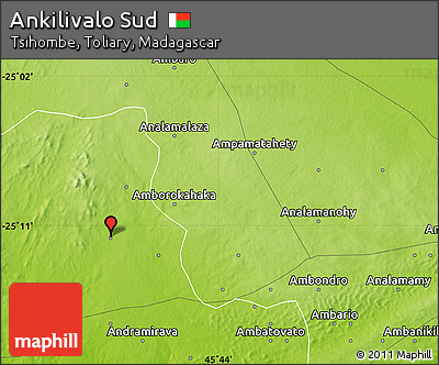 Physical Map of Ankilivalo Sud