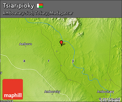 Physical Map of Tsiaripioky