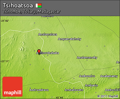 Physical Map of Tsihoatsoa