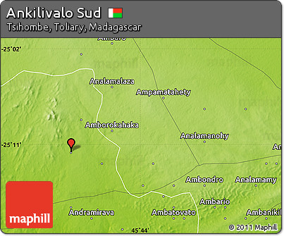 Physical Map of Ankilivalo Sud