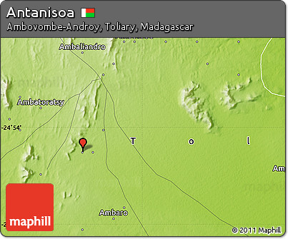Physical Map of Antanisoa