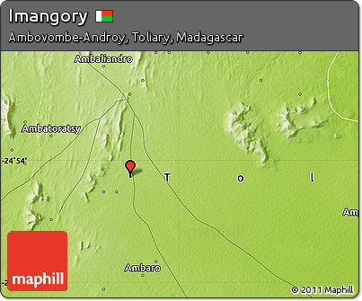 Physical Map of Imangory