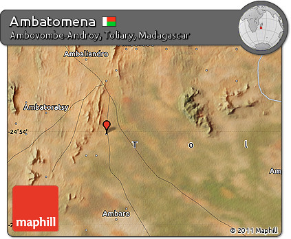 Satellite Map of Ambatomena