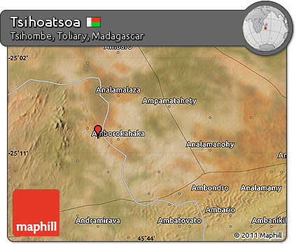 Satellite Map of Tsihoatsoa