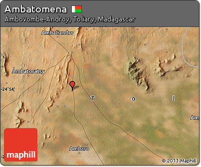 Satellite Map of Ambatomena