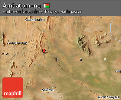Satellite Map of Ambatomena