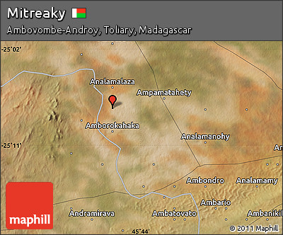Satellite Map of Mitreaky