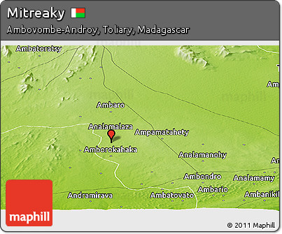 Physical Panoramic Map of Mitreaky