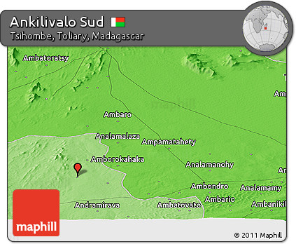 Political Panoramic Map of Ankilivalo Sud