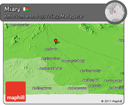 Political Panoramic Map of Miary