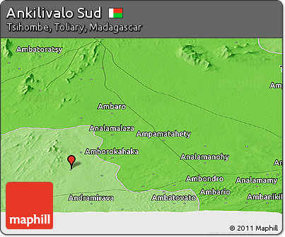 Political Panoramic Map of Ankilivalo Sud