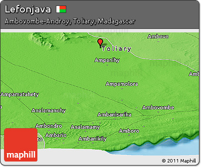 Political Panoramic Map of Lefonjava