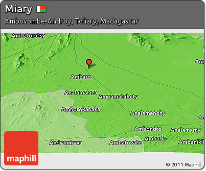Political Panoramic Map of Miary