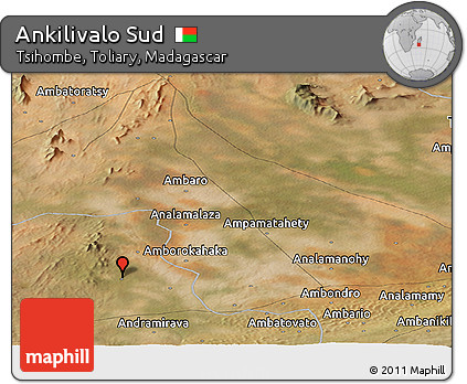 Satellite Panoramic Map of Ankilivalo Sud