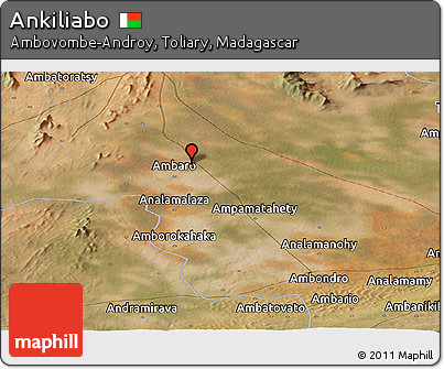 Satellite Panoramic Map of Ankiliabo