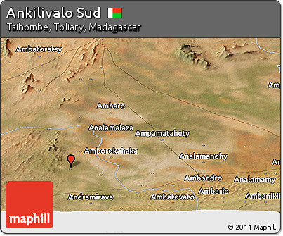 Satellite Panoramic Map of Ankilivalo Sud