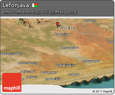 Satellite Panoramic Map of Lefonjava
