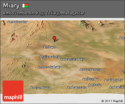 Satellite Panoramic Map of Miary
