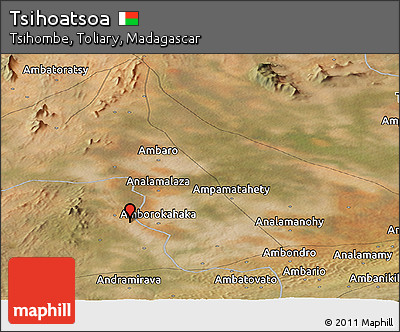 Satellite Panoramic Map of Tsihoatsoa