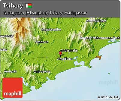 Physical 3D Map of Tsihary