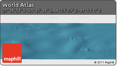 Satellite Panoramic Map of the Area around 25° 2' 21" S, 49° 22' 30" E
